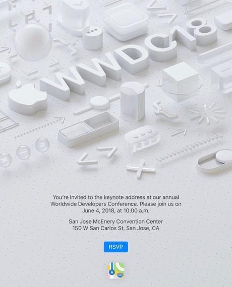 WWDC 2018 : la keynote sera pour le 4 juin.