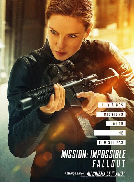 Affiches personnages VF pour Mission : Impossible - Fallout de Christopher McQuarrie