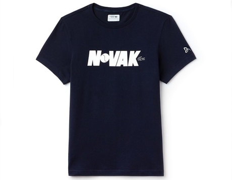 Collection Lacoste Novak Djokovic pour Roland Garros 2018 T-shirt Lacoste Novak