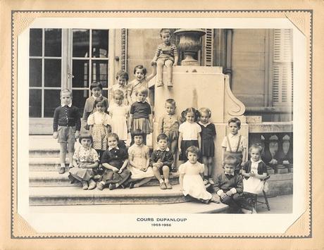 Cours Dupanloup 1955-1956: je suis le quatrième enfant assis à partir de la gauche...