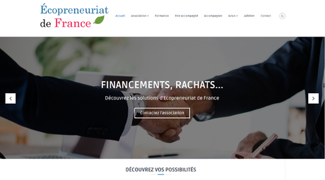 Nom, logo et site pour Ecopreneuriat de France [cas client]
