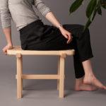 Pine Stool, un tabouret en pin multi-fonctionnel de Luis Rodriguez Pine Stool, un tabouret en pin multi-fonctionnel de Luis Rodriguez
