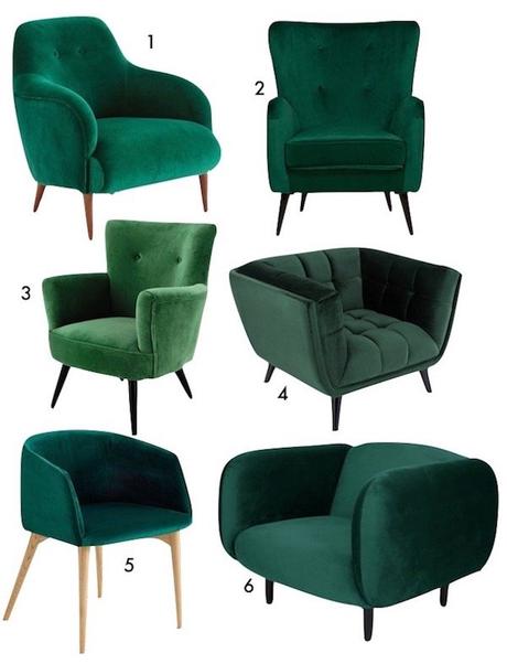 vert canard shopping list fauteuil vert velours decoration blog deco