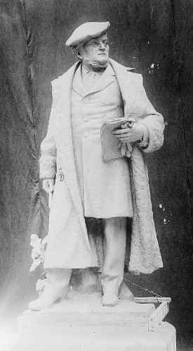 Une statue de Richard Wagner par Herman N. Matzen (Cleveland Ohio 1911)