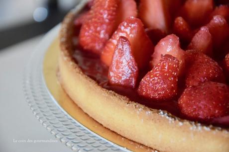 Une tarte aux fraises bien gourmande Une tarte aux fraises bien gourmande
