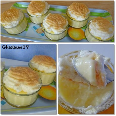 Petites crèmes au citron meringué Petite crème au citron meringué