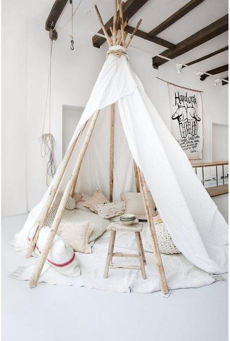 Tipi ou rêve des enfants tipi