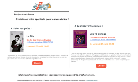 [Sorties] La Pochette Sortie, le pass culturel à offrir ou s’offrir !