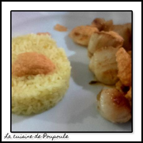 Noix de st Jacque au chorizo au thermomix ou sans 