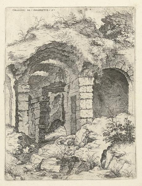 Hieronymus Cock - Les ruines de Rome
