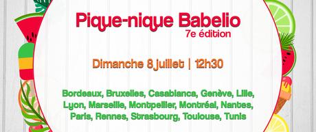 Rendez-vous le 8 juillet pour le pique-nique annuel de Babelio ! Rendez-vous le 8 juillet pour le pique-nique annuel de Babelio !