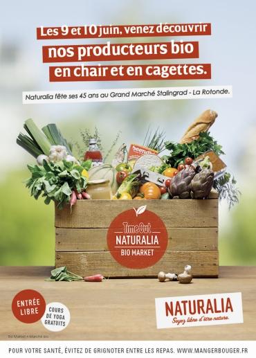L'enseigne de magasins bio Naturalia et le...