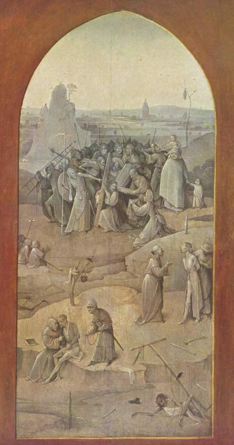 Bosch La Tentation de saint Antoine, , revers volet droit,vers 1501, Museu Nacional de Arte Antiga de Lisbonne