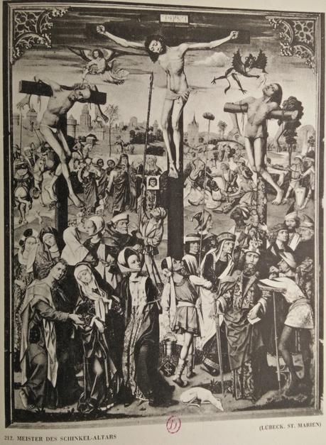 Meister des schinkel altars 1501 Lubeck St Marien detruit en 1942