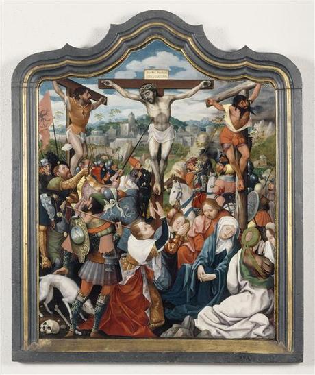 2 Croix-poutres, croix-troncs Calvaire Debut XVIeme PAYS-BAS SEPTENTRIONAUX Lille Musee des BA