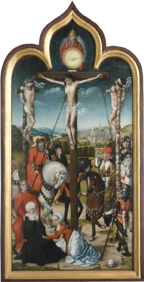 Crucifixion Brugge master 1490-1510 Philadelphia Museum of Arts