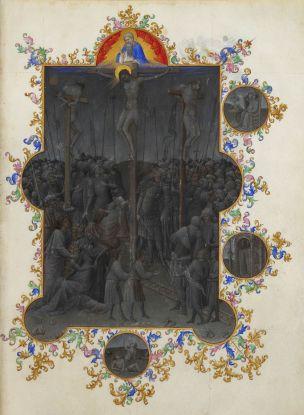 Les-Tres-Riches-Heures-du-duc-de-Berry-mort-du-christ-Musee-Condé-Chantilly-Ms.65-f.153r-1411-1416