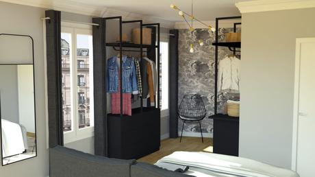 Intégrer un dressing dans une chambre