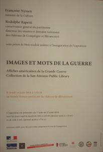 Musée Franco-Américain – Château de Blérancourt « Images et mots de la guerre »