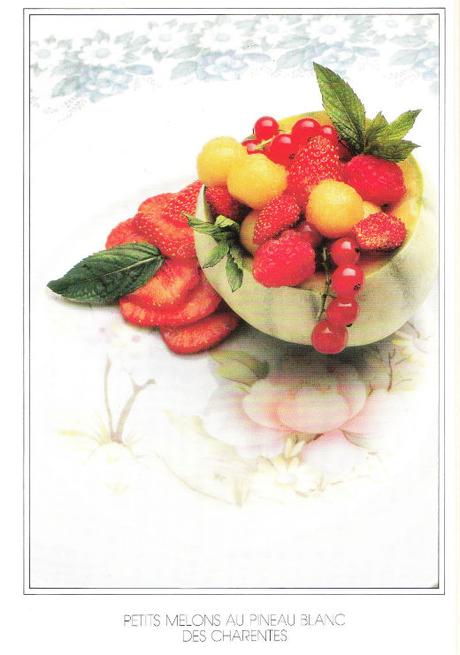 Petits melons au Pineau blanc des charentes