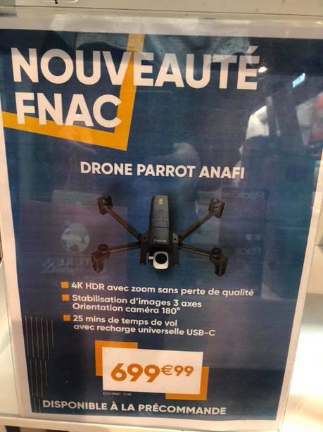 Parrot présente son nouveau drone 4K: ANAFI