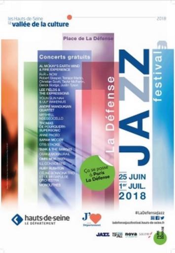La Défense Jazz Festival revient du 25 juin au 1er juillet 2018