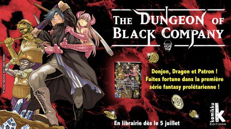 Le manga The Dungeon of the Black Company de Youhei YASUMURA annoncé chez Komikku