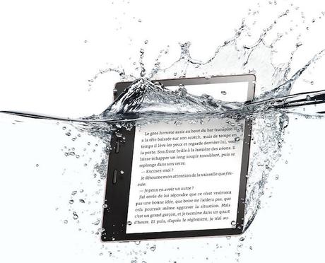 Osez le Kindle Oasis qui résiste à l’eau et aux reflets ! kindle oasis avis resistant eau