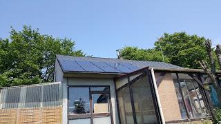 10 panneaux photovoltaïques posé par France PAC Environnement
