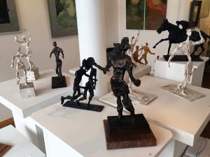 Galerie Gavart  exposition Véronique CHANEL et Claude QUENTELO (sculptures)