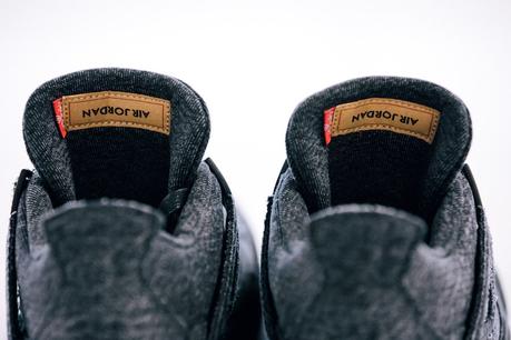 Levi's x Air Jordan 4 Black and White