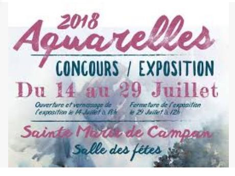 20ème Concours d’aquarelle de Saint-Marie Campan