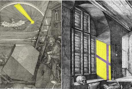 Durer 1514 Saint Jerome dans son etude lumieres