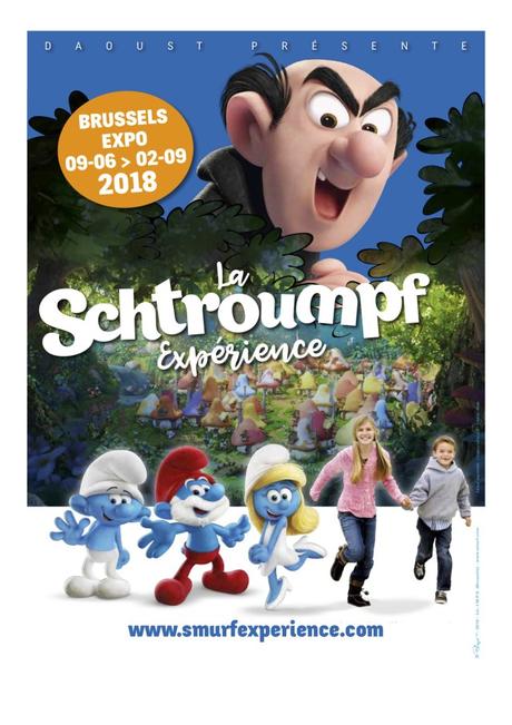 2018, Année des Schtroumpfs ! La Schtroumpf Experience – Bruxelles – Du 09 Juin 2018 au 02 Septembre 2018