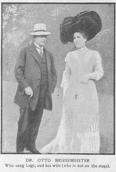 Bayreuth 1909. Le Dr Otto Briesemeister, médecin et chanteur (The Graphic 7 ) Bayreuth 1909. Le Dr Otto Briesemeister, médecin et chanteur (The Graphic 7 )