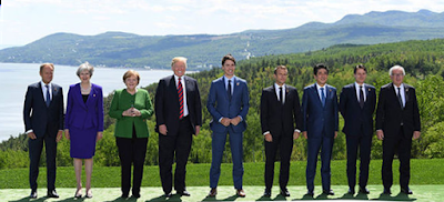 Le comportement de Trump au G7