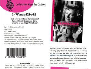 FOUJITA et VASSILIEFF  éditions Paradox -Collection « Hors les cadres » Juin 2018