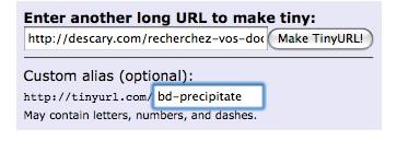 tinyurl-url TinyURL permet maintenant la personnalisation d’adresse URL 