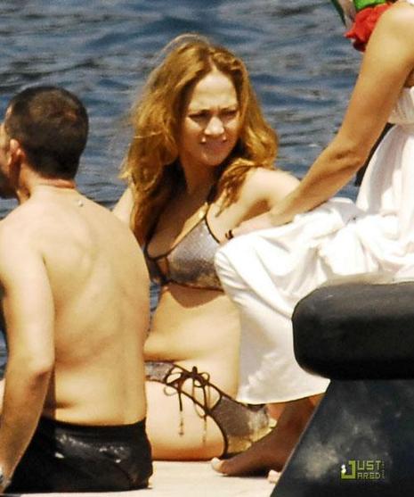 Jennifer Lopez en vacances à Portofino, Italie