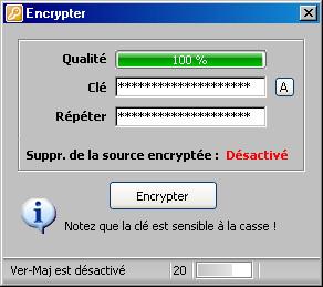 Drag'n'Crypt Ultra crypte tous vos fichiers