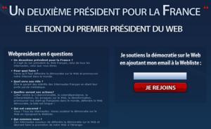 Les internautes vont pouvoir élire le premier Président du Web français