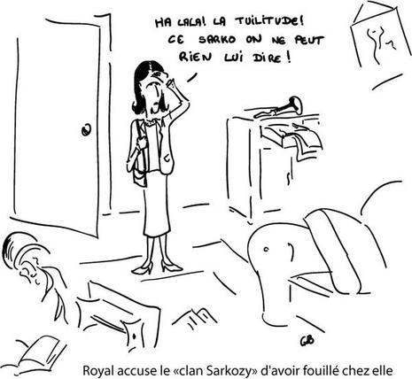 Royal accuse le «clan Sarkozy» d'avoir fouillé chez elle