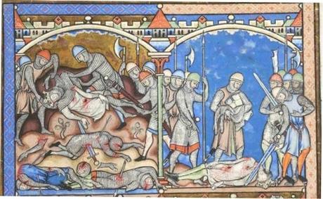 La Bataille de Visby Bible de Maciejowski (ill.1)