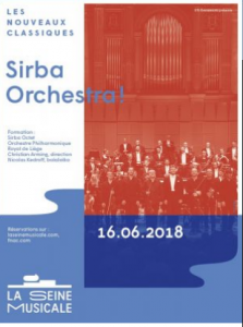 Sirba octet à la seine Musicale le 16 juin à 20h30 Sirba octet à la seine Musicale le 16 juin à 20h30