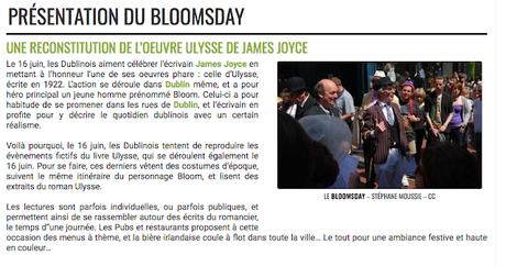 610_ Le Bloomsday _ Ulysse de James JOYCE