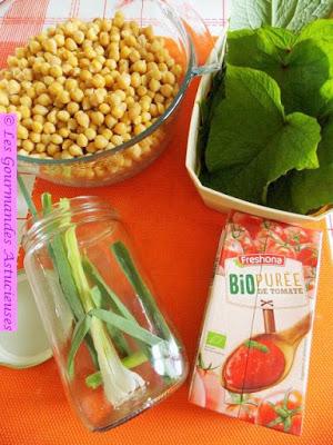 Repas complet Vegan et healthy (pois chiches, chou, salade) Repas complet Vegan et healthy (pois chiches, chou, salade)