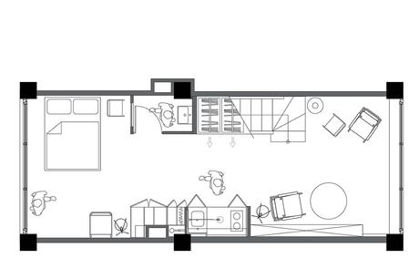 L'appartement multi-fonctionnel compact de 33m2 par le studio Bazi