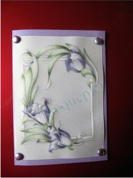 Mes ouvrages - deux cartes en perga - 12