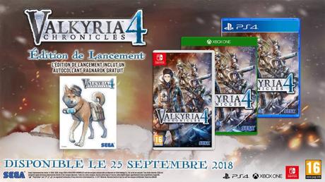 Valkyria Chronicles 4 : La date de sortie est annoncée VALKYRIA CHRONICLES 4 pc ps4 xbox one