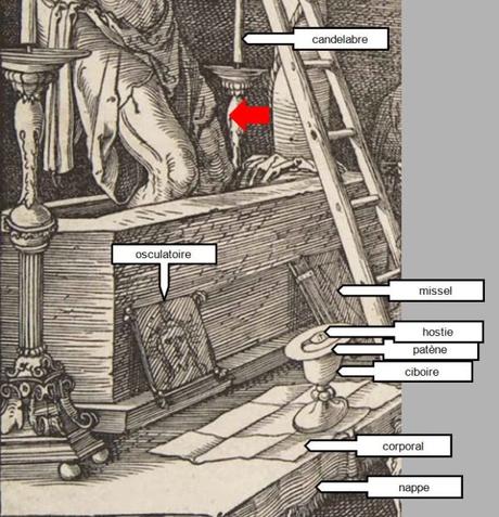 9.1 La Messe de Saint Grégoire Durer Messe de St Gregoire 1511 objets du culte